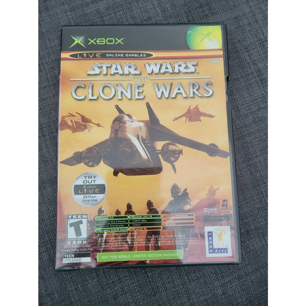 Xbox Star Wars The Clone Wars‎